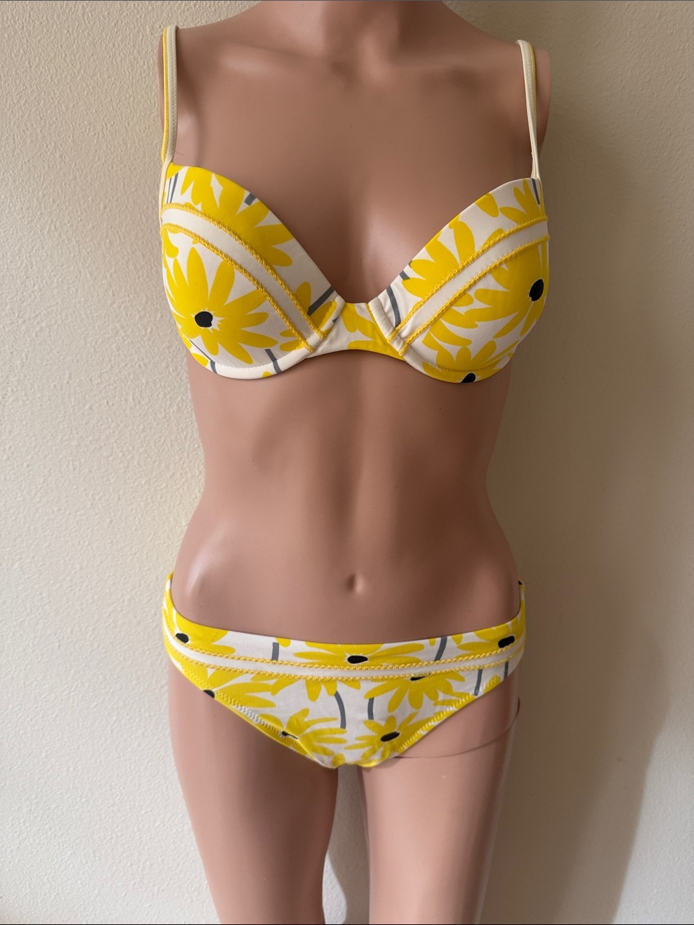 Gottex Yellow Floral Underwire Bikini Set